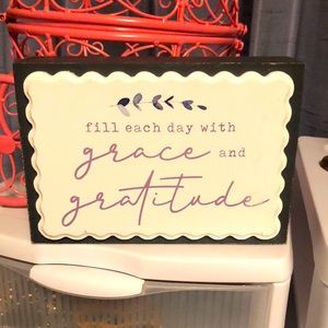 Wooden “Grace” Home Decor Sign